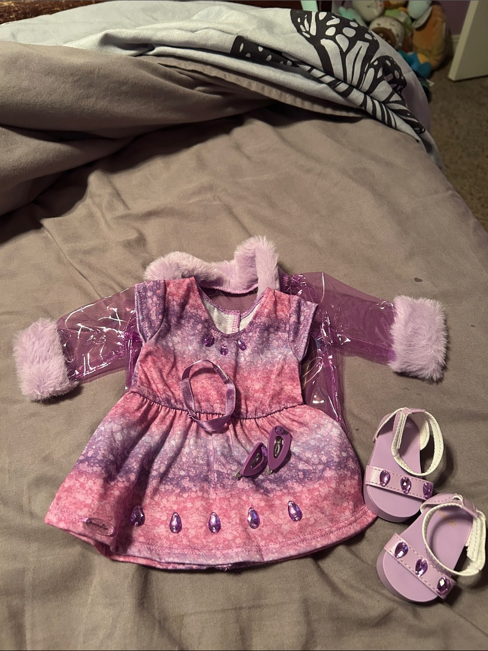 American Girl Amethyst Birthstone Outfit